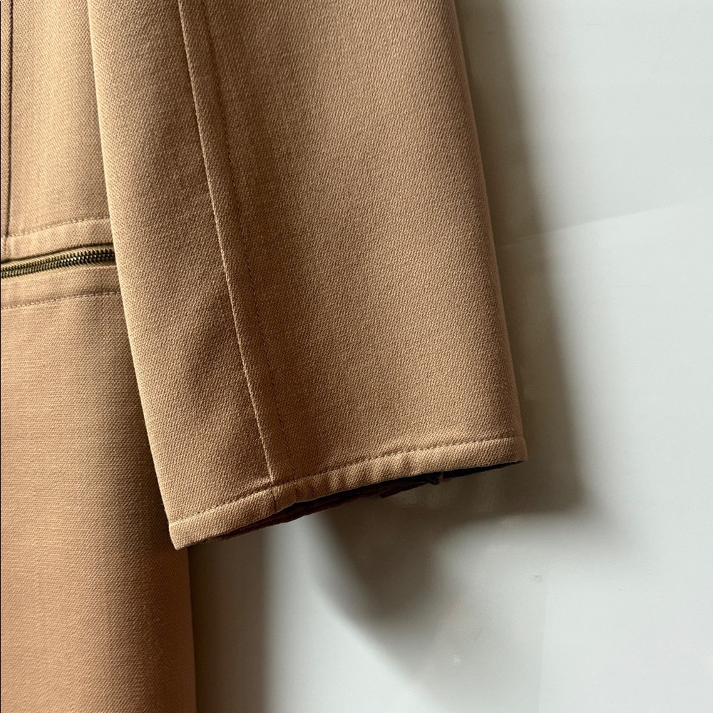Vintage Hermes Camel Double-Breasted Trench Coat - SPECTACULAR COAT! - Picture 15 of 17